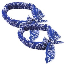 Goodgoodshop 冰感降溫涼感圍巾, 2個, 藍色