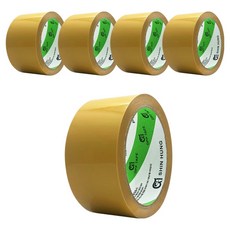 신흥테이프 경포장 박스테이프 황색 57mic 40m, 5개