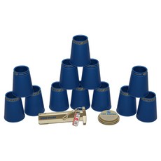 SPEED STACKS PS2X 系列 黃金標籤 限定版 杯子 12入 + 快拆桿 + 杯蓋 套組, 混合顏色