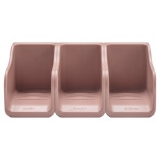 디어커스 소파 비누받침대, 더스티핑크, 1개