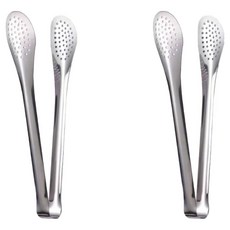 YOL 304 스테인레스 타공집게 240mm, 실버, 2개