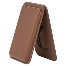 구스페리 맥세이프 가죽 카드 지갑 스탠드 거치대, 브라운, 1개