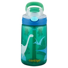 콘티고 기즈모 플립 텀블러, 그린 정글 디노, 1개, 420ml