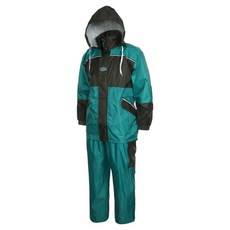 도롱이 오토바이 우의 상하의세트 AJ-2003, 다크그린