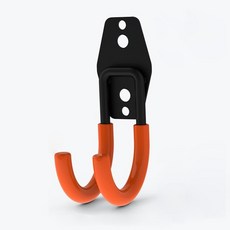 몰투데이 공간절약 벽 공구 후크 걸이대 소(40 x 115 x 68 mm), 10 레드, 2개