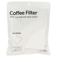 아쿠바 커피필터 CS-V02W, 1개, 100개입