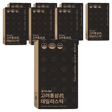 Pungdokkaebi 韓國紅參人參6年根日用棒, 杜松子酒100小包+20小包（人參皂甙15.75mg）