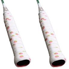 Soulrich 可愛球拍高爾夫釣魚竿握把帶 2入, 草莓, 1個