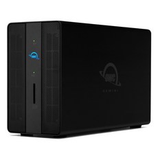OWC Gemini 雙槽 SATA+U.2 硬碟外接盒 Thunderbolt 40Gb/s, 1個, OWCTB3GM000