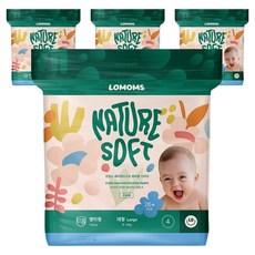 Lomoms 樂媽適 Nature Soft褲型尿布, 第4階段, 104張