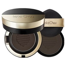 lala Chuu 頭髮氣墊大師 正品 + 補充包套組 9g, 1個, 深棕色