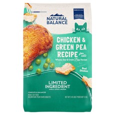 내추럴발란스 고양이 LID 완두와 닭고기 기능성 사료, 닭, 1.1kg, 1개
