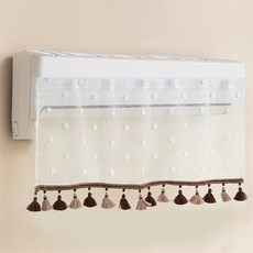 KODACHIEF매력있는에어컨바람커튼 딥카라태슬89x40cm, 1개