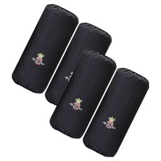 윰스 성인용 일러스트 자수 방수 작업용 팔토시 4p, 파인애플