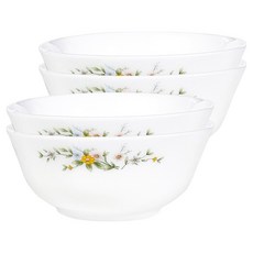 바칠레 야생화 강화유리 공기, 4개