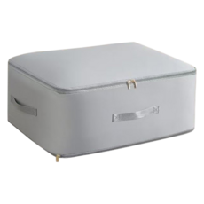 ONE HOUSE 收納趣防塵壓縮袋 棉被袋款 OH-Q741-F 冰霧灰 70L, 1個, 1個裝