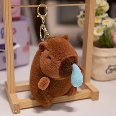 움직임이 있는 카피바라 모션 인형 키링, 13cm, 3 콧물 킁킁 카피바라, 1개