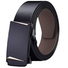 本革職人 真皮男仕休閒百搭精選系列 立體斜角款薄型免鑽孔伸縮自動扣皮帶