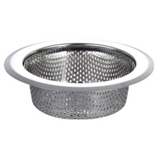 올 스테인레스 싱크대 배수구 망 특대형 14cm, 실버, 1개
