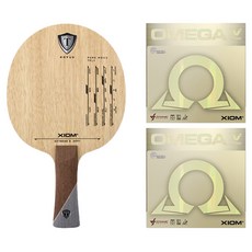 XIOM Extreme S FL桌球拍+Omega 5 Asia桌球拍膠皮組, 1套, 單品
