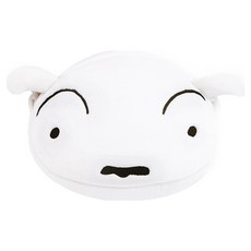 蠟筆小新臉型斜背小包 小白