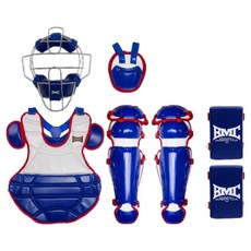 BMC BASEBALL MEMBERS CLUB 2024 Pro系列捕手裝備組 MCS-06, 1套, 皇家藍+紅+白