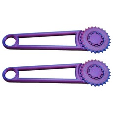 Locus 盒子包裝用打孔器, 2個, 雷射紫