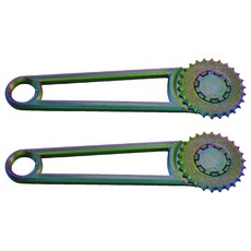 Locus 紙箱包裝用打孔器, 2個, 紅色 藍色 綠色