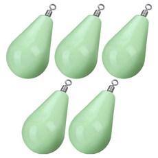 Silvercast 水滴型夜光鉛錘 SCGBS0825, 1個, 5入