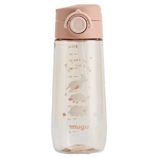 mugu 沐咕寶貝 學齡前兒童手提水壺, 曠野小袋鼠, 1個, 470ml