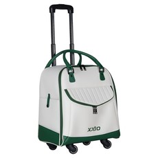 XXIO 女士高爾夫舒適輪式拉桿袋 GGB-24055I, 象牙白 + 綠色