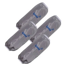 윰스 방수 스마일 작업 팔토시 양손착용 세트, 그레이