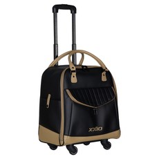 XXIO 高爾夫女士舒適輪子行李箱 GGB-24055I, Black/Beige
