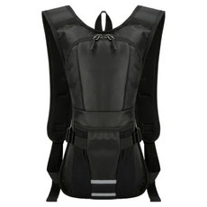 生活防水網眼登山健行自行車後背包 BRP1002, 黑色, 1個