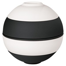 Villeroy&Boch 德國餐球5件套, 黑白經典款, 沾醬碗 2個 + 中分食碗 2個 + 點心盤 1個, 1套