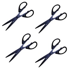 M&G STATIONERY 晨光文具 刀片辦公剪刀, 黑色, 4個