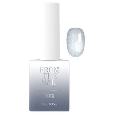 FROM THE NAIL 磁吸凝膠指甲油, 1個, 藍銀色, 10g