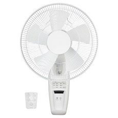 Qlife 質森活 DC節能遙控純白壁扇 Q小白二代 12吋 白色, WF211Q