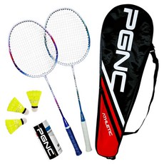peggynco 運動羽球拍2支 + 羽球3入 + 球袋組, 1套, AWESOME-100