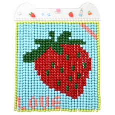 Taminayo 復古DIY珠簾 8mm珠子 1 050個 串珠門簾製作組, 1套, 草莓