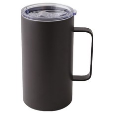 sosomoso 大容量雙層不鏽鋼馬克保溫杯, 710ml, 1個, 灰色