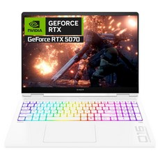 HP 2025 오멘 맥스 16 코어Ultra9 인텔 14세대 지포스 RTX 5070, Ceramic White, 1TB, 32GB, WIN11 Pro, 16-ah0166TX