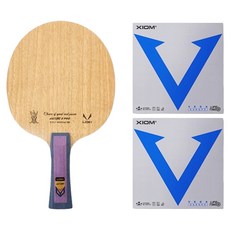 Rockstone 3 Pro FL 桌球拍 + Vega Europe 雙面膠皮套組, 1套, 單一商品