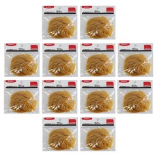 M&G STATIONERY 晨光文具 橡皮筋 橡皮圈 45 x 1.5mm 30g, 黃色, 12個