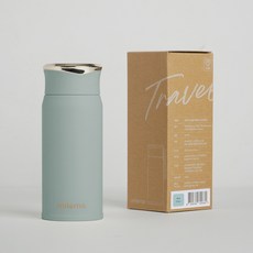 Milema Traveler 經典濾茶不鏽鋼隨行杯, 1個, 310ml, 薄荷綠