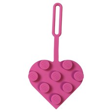 레고 미니피겨 백택 2x2 하트 핑크 53692