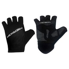 MERIDA 美利達 短指手套, 黑色, 1套