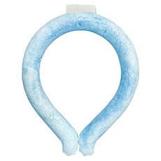 soonZAM 便攜式冰頸圈 降溫小物 藍色 13 x 16 cm, 1個