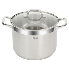 Resto德國Riviera不鏽鋼雙耳鍋 深型 92006, 銀, 1個, 24cm
