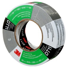 3M 重型專業用管道膠帶 銀色 48mm x 54.8m DT11, 1個